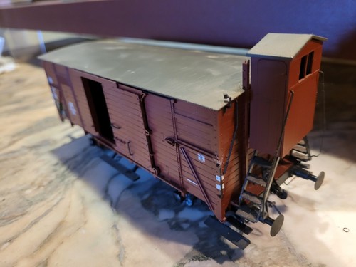 Wagon marchandises echelleo - marchandises,