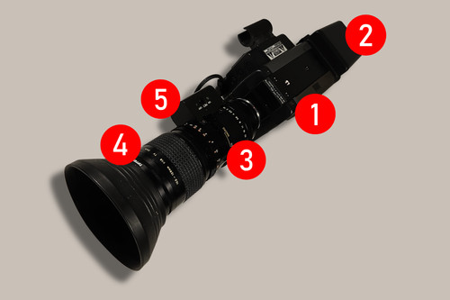 Vint panasonic d5000 - vint'g, wv-d5000