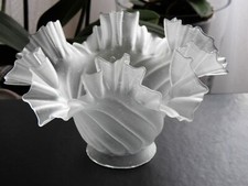 ancien verre tulipe globe lampe lustre applique suspension éclairage abat jour 