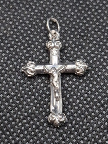 Ancien pendentif croix - ancien, en