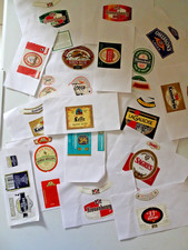 Lot de 19 étiquettes de bière toutes différentes