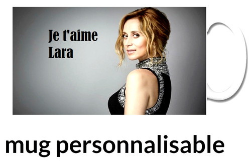 Mug lara fabian personnalisé - mug,