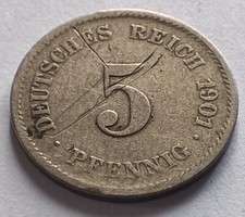 Pièce Monnaie 1901 Allemande