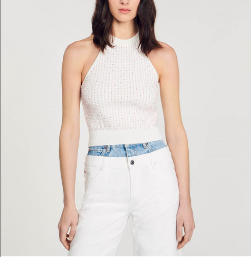 Sandro paris top - sandro, maille