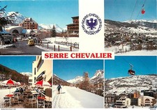 05 - Serre Chevalier - Multivues - Automobiles - Hiver - Neige - CPM - Voir Scan