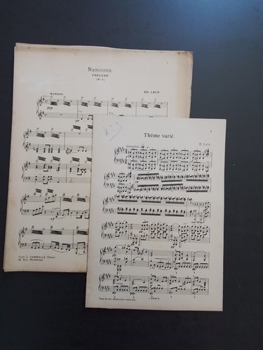 Partition piano edouard - partition, lalo