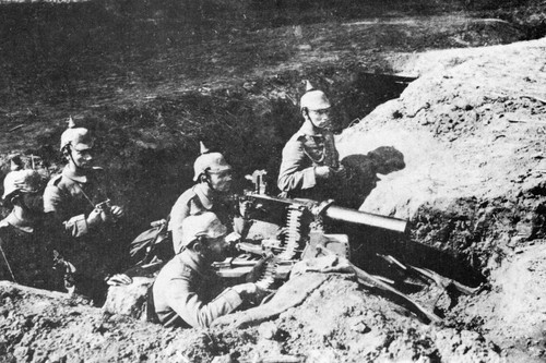 Ww1 mitrailleuse maxim - -,