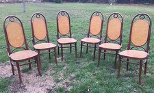 6 CHAISES BISTROT CANNÉES
