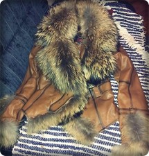 Veste en cuir véritable