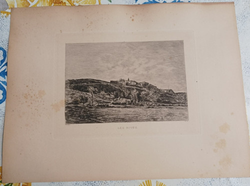 Ancienne eau forte - eau,