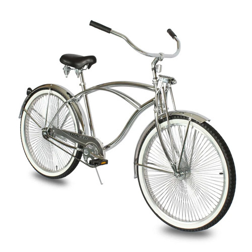 Chrome beach cruiser - chrome, bike