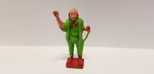 figurine VINTAGE clown vert  A