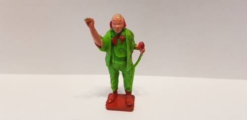 Figurine vintage clown vert - clown, a