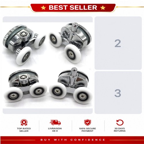 Lot roulettes porte de - roulettes,