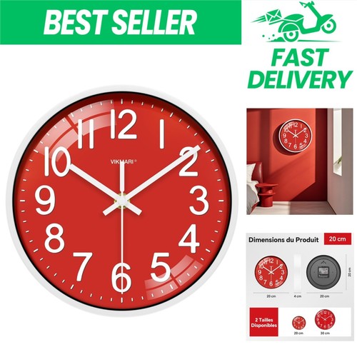 Horloge murale silencieuse - , 20