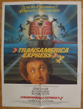 TRANSAMERICA EXPRESS G. Wilder Silver Streak 1976 Affiche Originale 60x80 Poster
