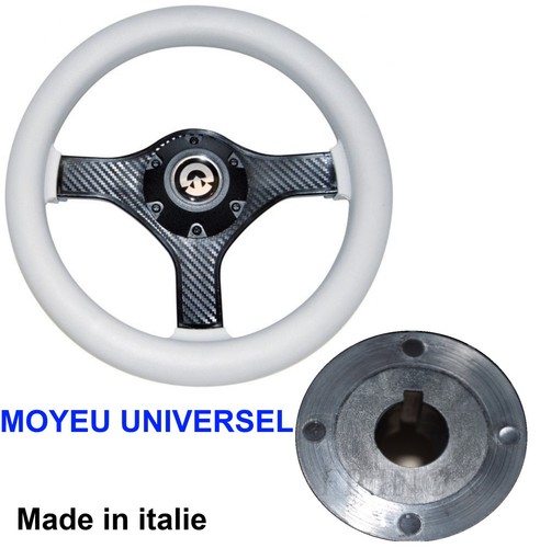 Volant blanc 280mm moyeu - blanc,