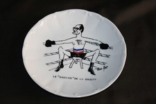 Assiette humoristique en