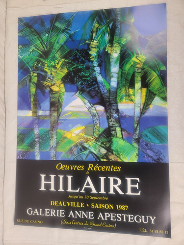 Hilaire affiche vintage - hilaire,