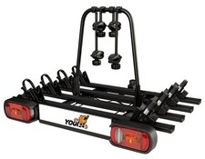 Giro 4 Vélo Rack Cycle Support 4 Motos Remorquage Barre Fixation Avec Bâche 75kg