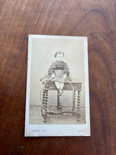 photo ancienne CDV N650 fillette darnay