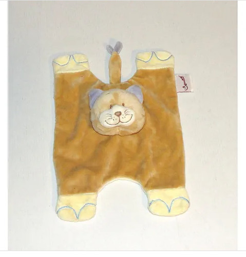 Doudou plat chat - chat, en