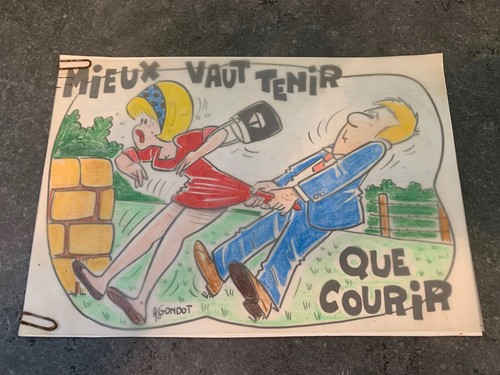 Dessin presse original - dessin, de