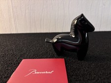Cheval mini noir en cristal de