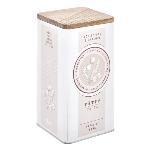 Boîte pâtes métal - boîte, en