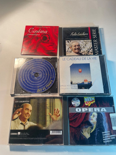 Lot de musique - 6, cd