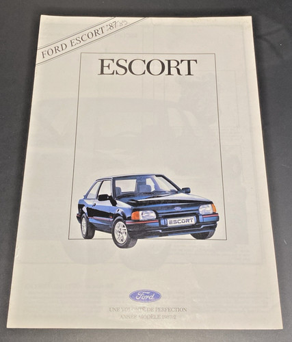 Brochure vente ford - brochure, escort