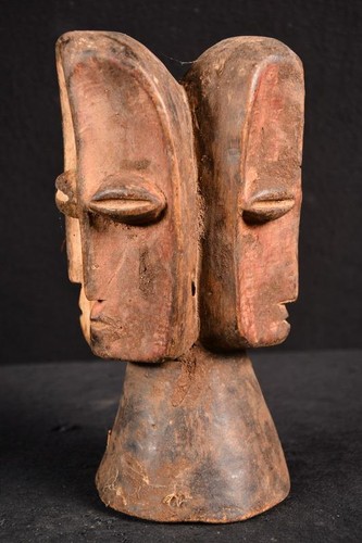 Ancienne tête lega africaine - ancienne,