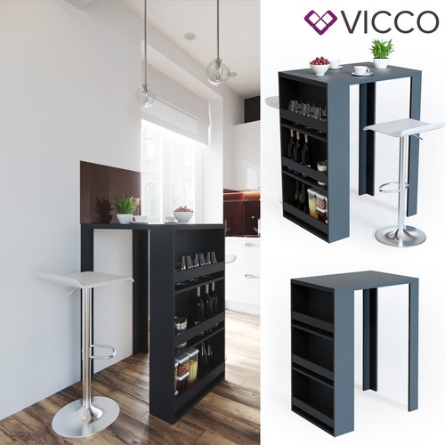 Vicco table bar - vicco, avec