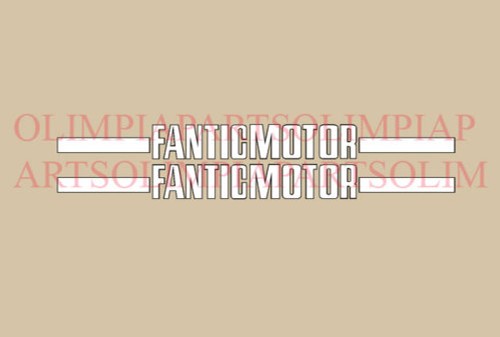 Fantic motor diablo - diablo, adhésifs