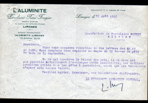 Limoges pate à - (87),