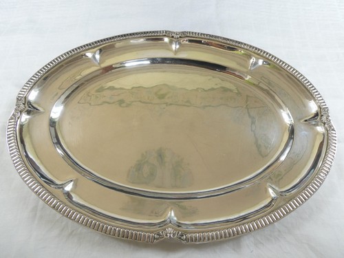 Grand plat ovale métal - grand,
