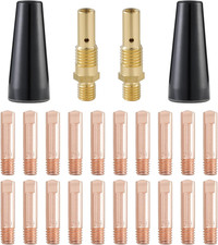 24PCS Flux Core Gasless Nozzle