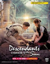 DVD série dramatique coréenne Descendants Of The Sun (1-16 End) +3 sous-marin...
