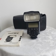 Flash Canon 580 EX + Manuel + Sacoche De Protection