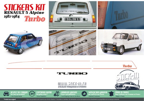 Set complet autocollants