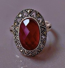 Ancienne bague argent rubis