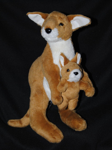 Peluche doudou kangourou - , &