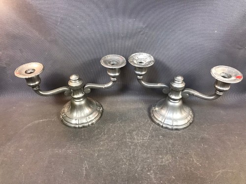 Paire chandeliers bougeoirs - chandeliers,