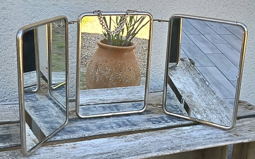 Joli miroir barbier - miroir,