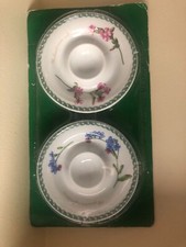 Lot de 2 coquetiers porcelaine