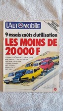 L'AUTOMOBILE N°391 1/1979 2CV DYANE R4 FIAT 133 FIAT 126 MINI FIAT 131 COMMODORE