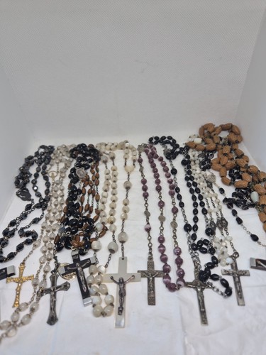 Lot anciens chapelets nacre - anciens,