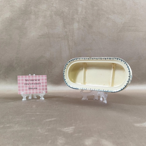 Antique earthenware soap dish