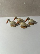 QUIRALU / ANIMAUX SAUVAGES / CIRQUE /pélican /lot De 4 /Jouet Ancien Figurine
