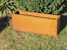 Jardinière en rouille noble